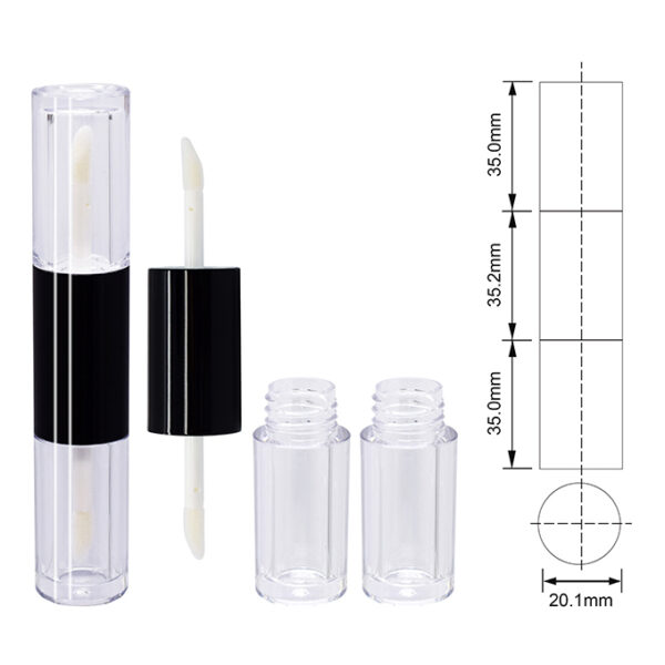 4ml *2 lip gloss tube