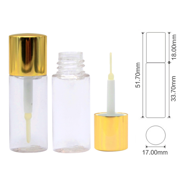 6.5ml lip gloss tube golden