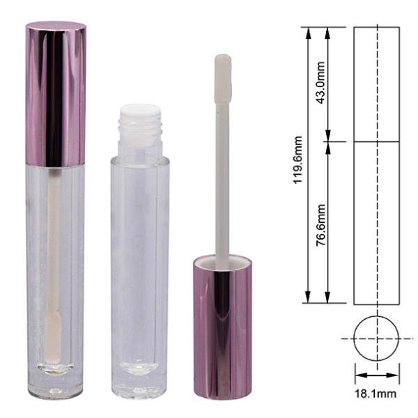 7ml nude lip gloss tubes