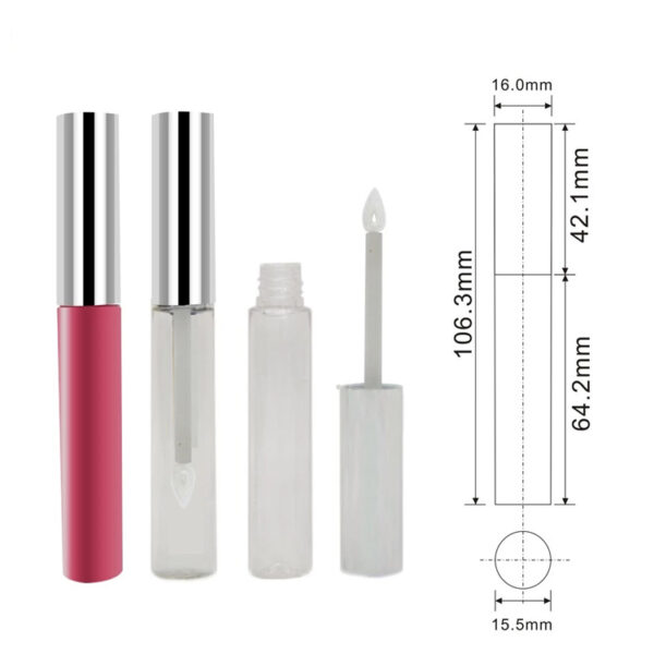 3.5ml clear lip gloss tube