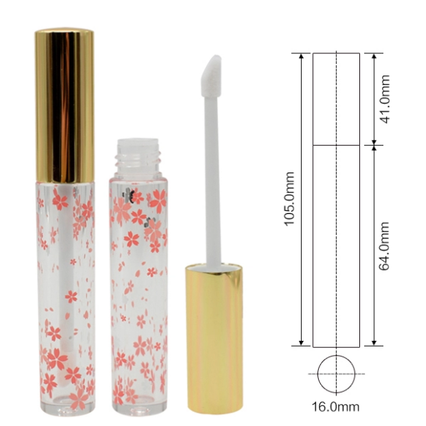 3ml lip gloss tubes aluminum