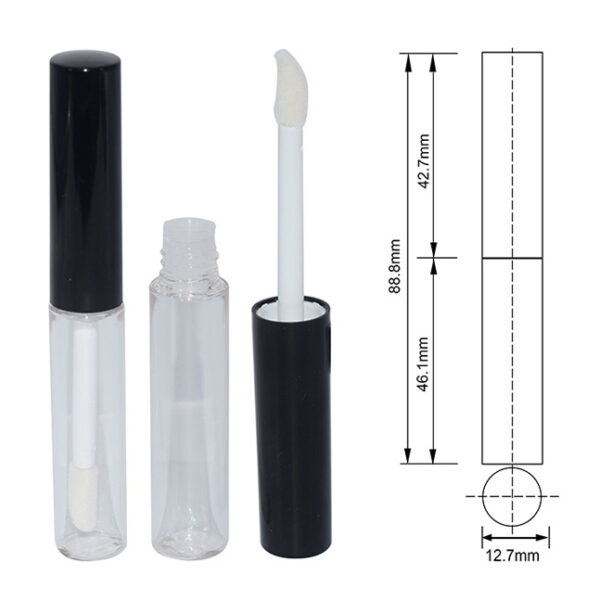 Lip gloss tube 4ml with brush