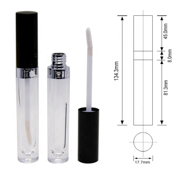 10.5ml empty round lip gloss