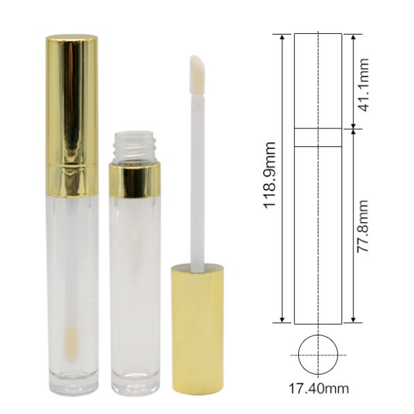 5ml clear lip gloss bottle