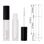 6ml clear lip gloss tube