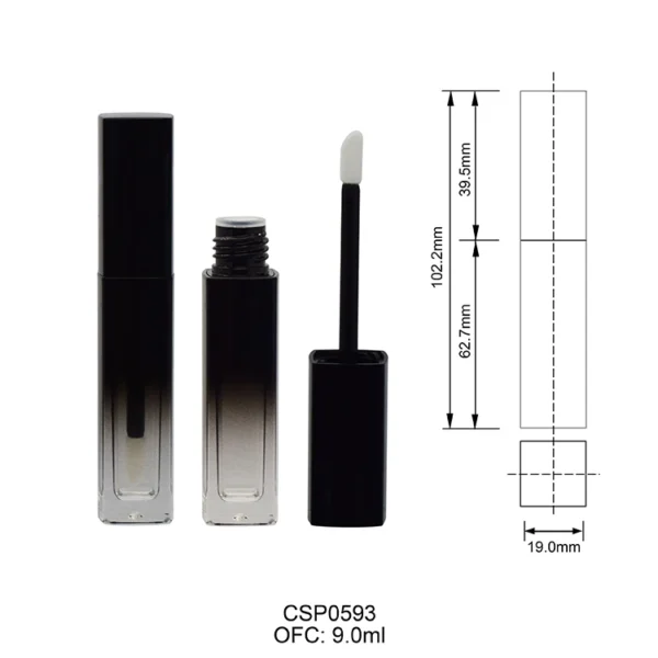 9ml lip gloss tube