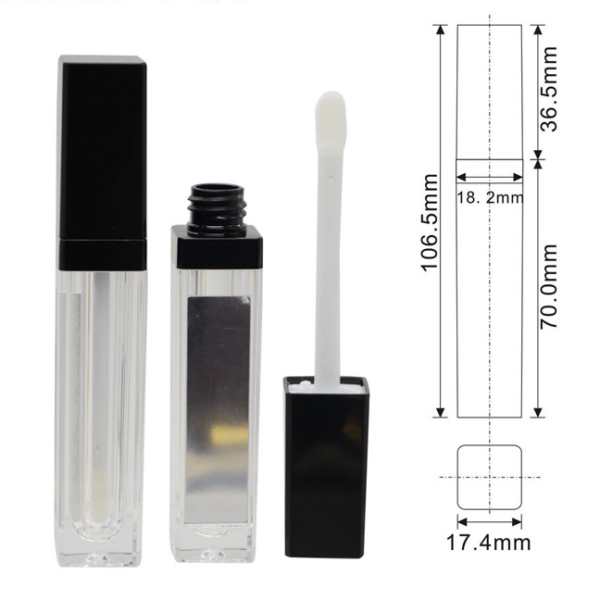 7ml mirror lip gloss tube