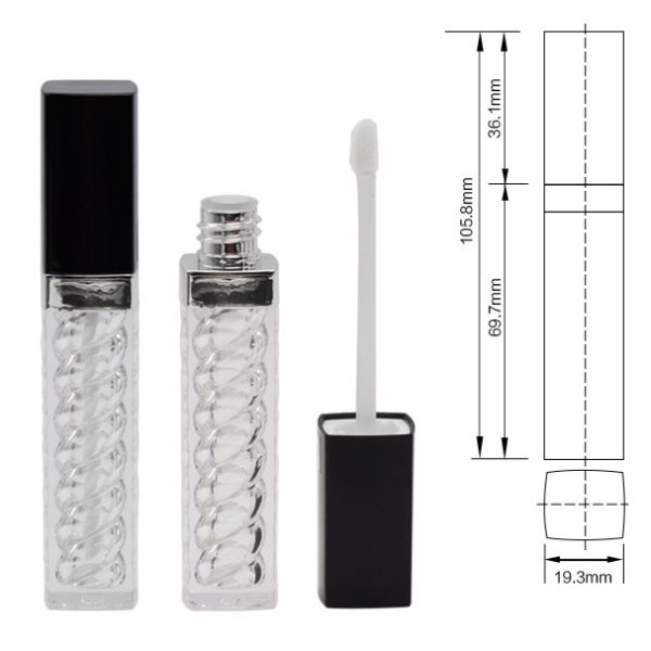 7ml lip gloss crystal