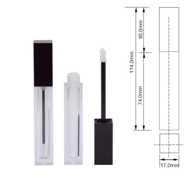 6ml square gloss tubes