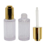 Gold 30ml dropper oil bottle