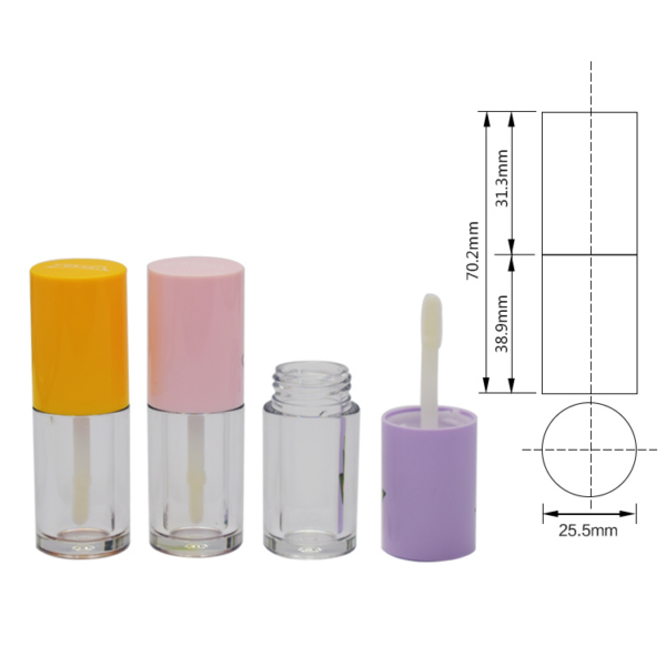 7ML Clear Lip gloss Tube