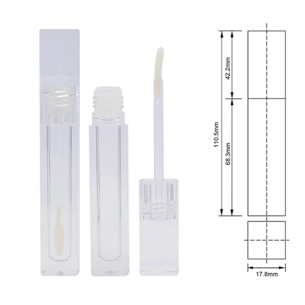 Crystal 6ml lip gloss tube