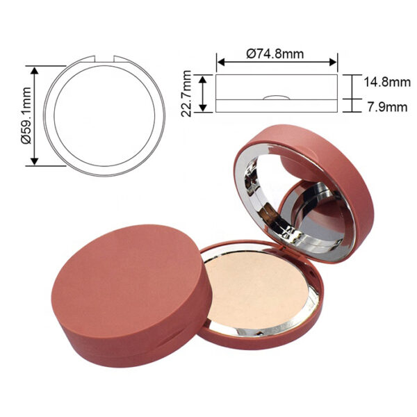 Round magnet powder