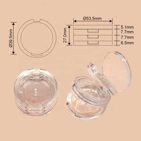 round blush container