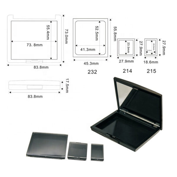 Square compact case - Image 2