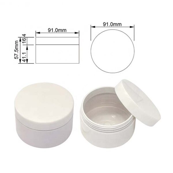 plastic cosmetic jars