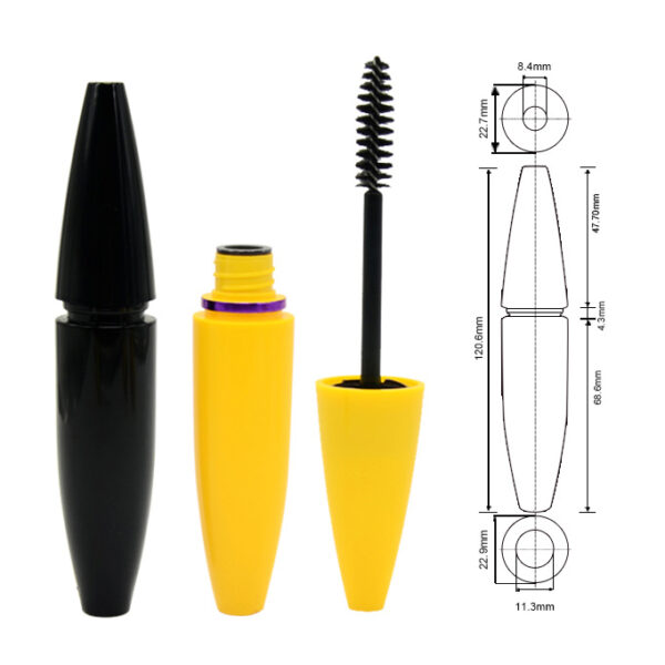 19ml mascara bottle yellow - Image 2