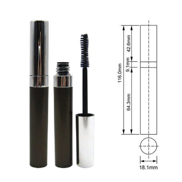 gold mascara tube