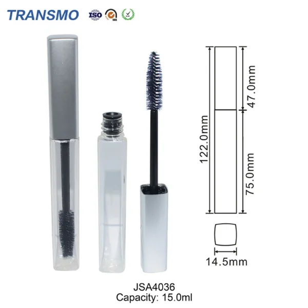 15ml square eyelash tube