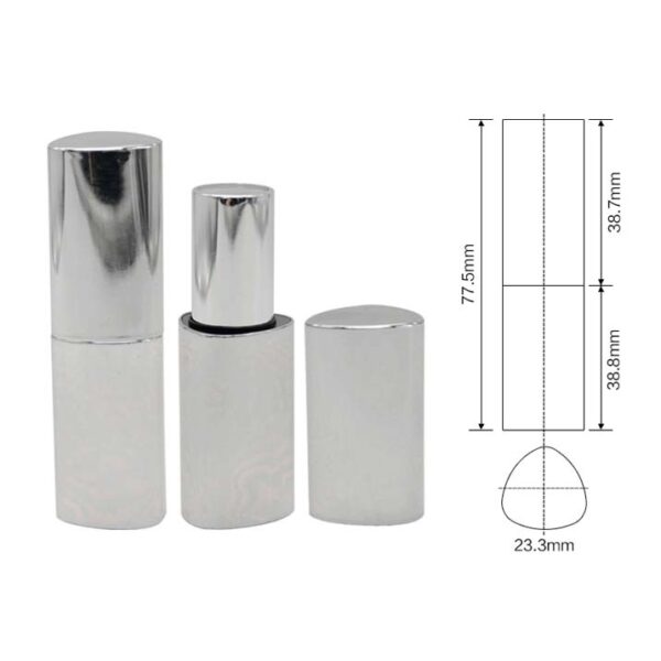 Silver tube lipstick