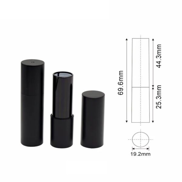 Matte Round LipBalm Tube